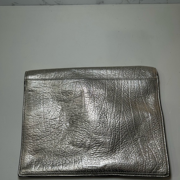 Coach Legacy Turnlock Clutch in Metallic - Picture 8 of 8